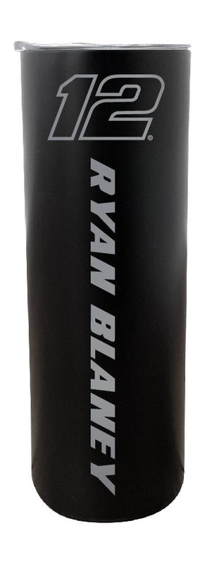 #12 Ryan Blaney Officially Licensed 20oz Insulated Stainless Steel Skinny Tumbler