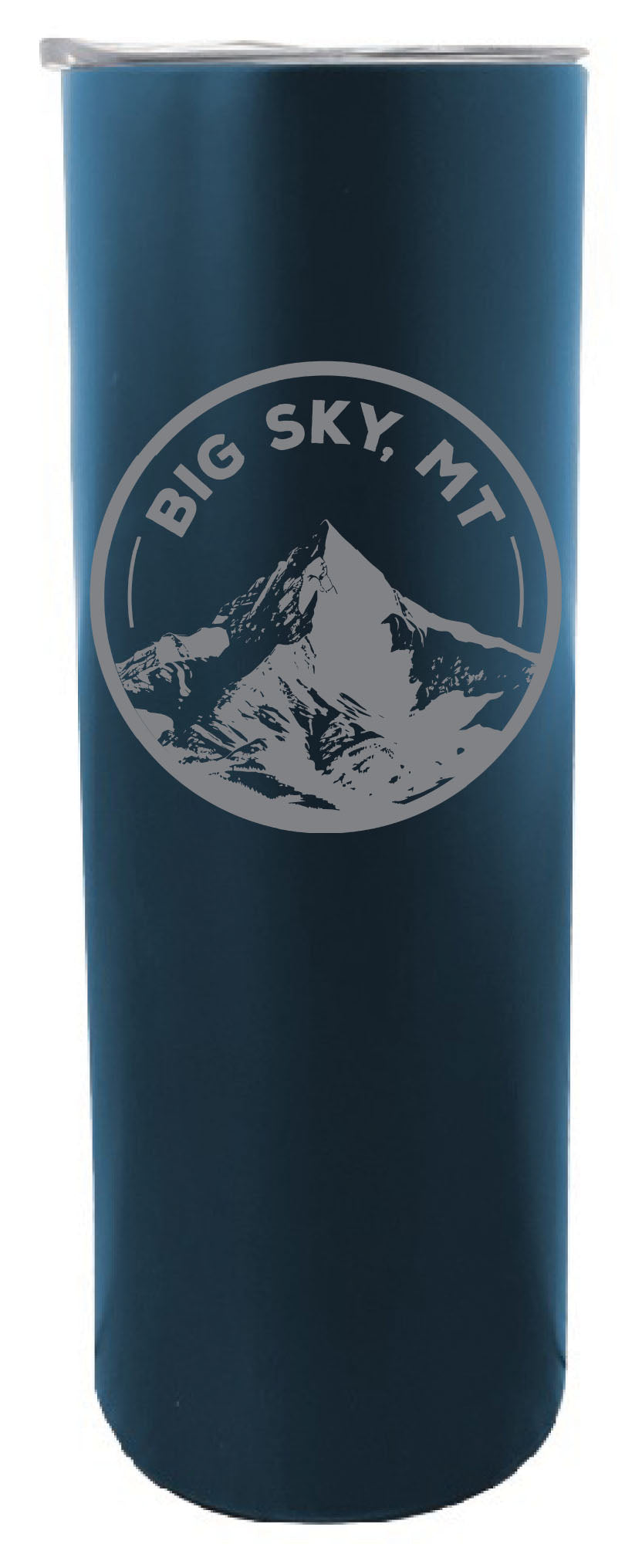 Big Sky Montana Souvenir 20 oz Engraved Insulated Stainless Steel Skinny Tumbler
