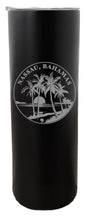 Load image into Gallery viewer, Nassau the Bahamas Souvenir 20 oz Engraved Insulated Stainless Steel Skinny Tumbler
