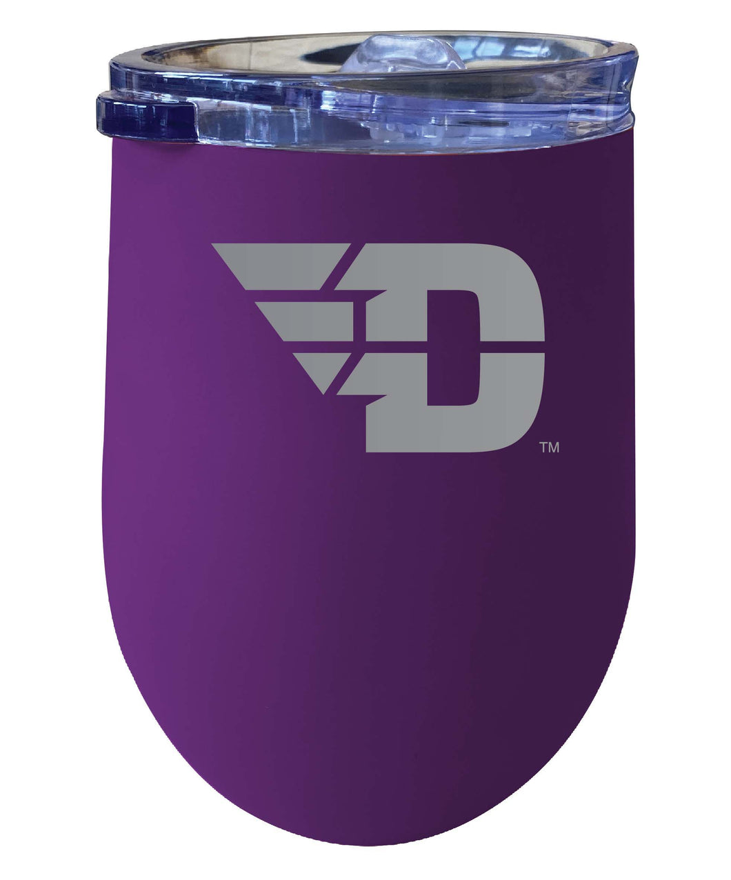 Dayton Flyers NCAA Laser-Etched Wine Tumbler - 12oz  Stainless Steel Insulated Cup