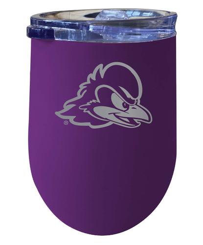 Delaware Blue Hens NCAA Laser-Etched Wine Tumbler - 12oz  Stainless Steel Insulated Cup