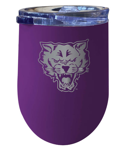 Fort Valley State University NCAA Laser-Etched Wine Tumbler - 12oz  Stainless Steel Insulated Cup