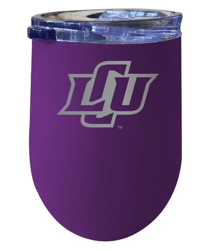 Lubbock Christian University Chaparral NCAA Laser-Etched Wine Tumbler - 12oz  Stainless Steel Insulated Cup