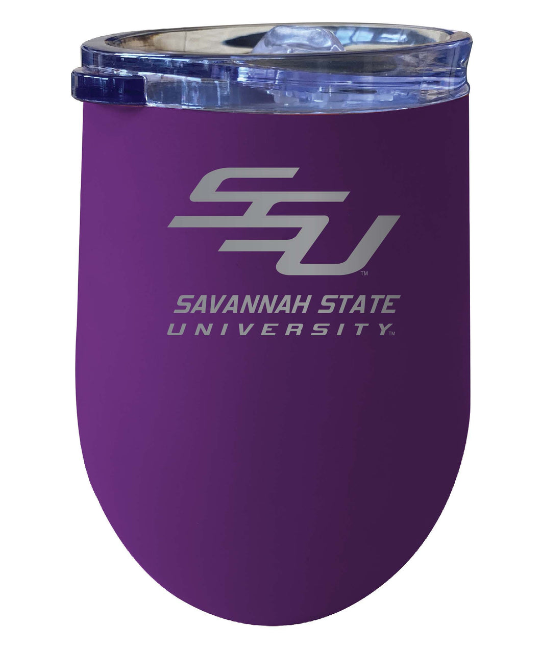 Savannah State University NCAA Laser-Etched Wine Tumbler - 12oz  Stainless Steel Insulated Cup