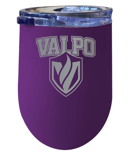 Valparaiso University NCAA Laser-Etched Wine Tumbler - 12oz  Stainless Steel Insulated Cup
