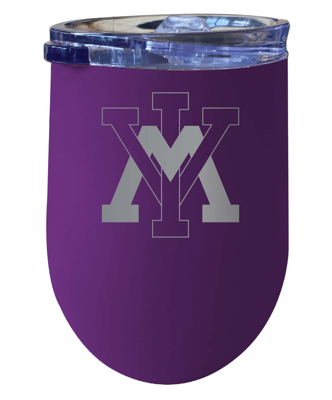 VMI Keydets NCAA Laser-Etched Wine Tumbler - 12oz  Stainless Steel Insulated Cup