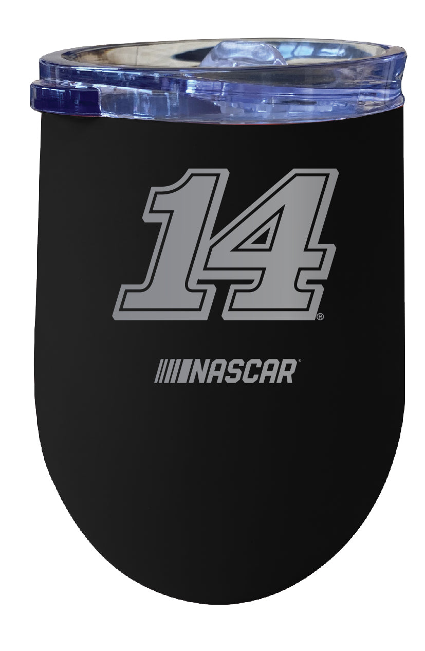 Chase Briscoe NASCAR #14 12 oz Etched Insulated Wine Tumbler