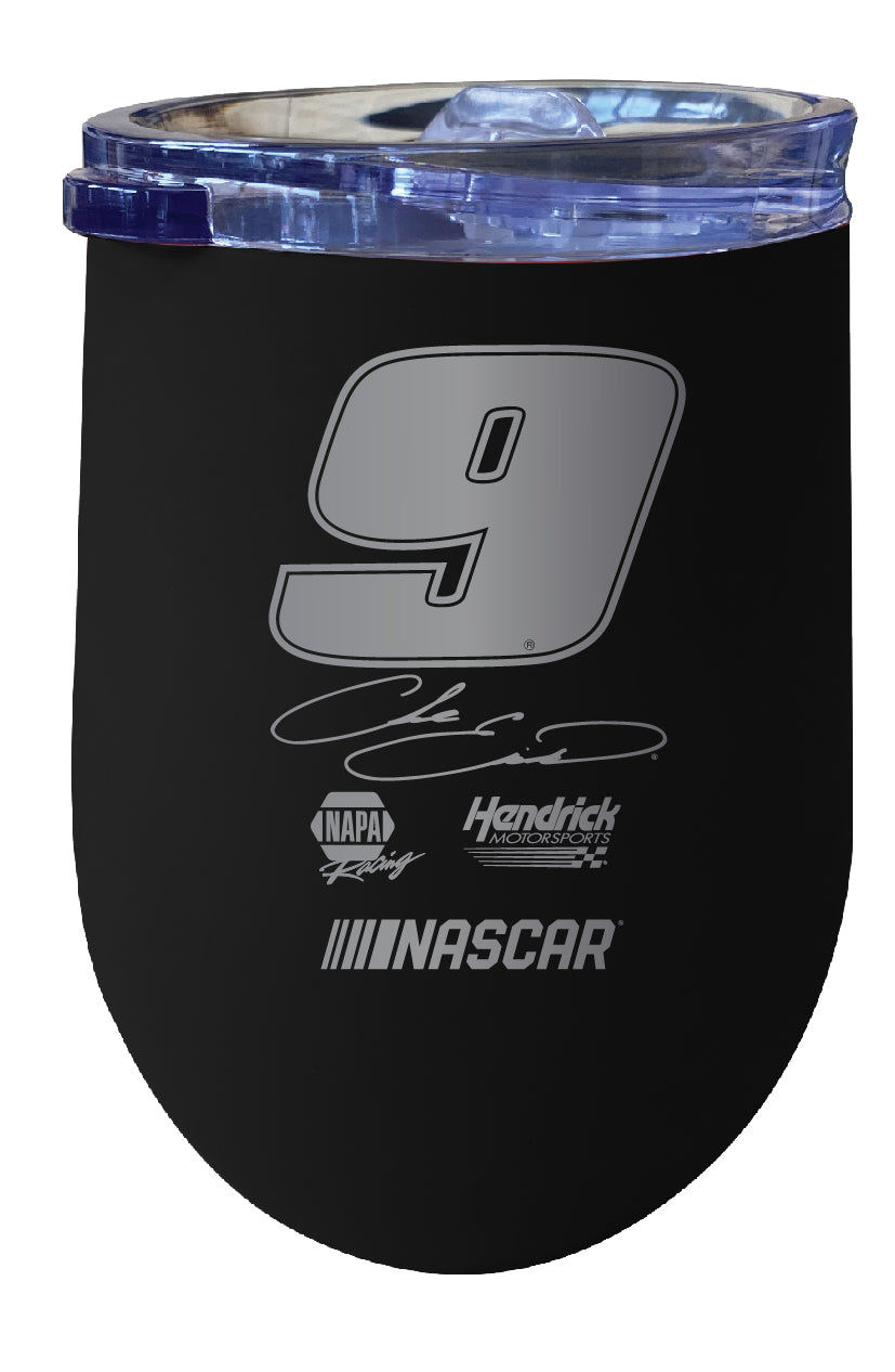 Chase Elliott #9 NASCAR Cup Series 12 oz Etched Insulated Stainless Steel Tumbler