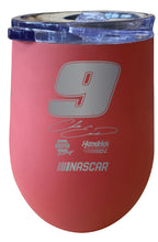 Load image into Gallery viewer, Chase Elliott #9 NASCAR Cup Series 12 oz Etched Insulated Stainless Steel Tumbler
