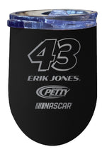 Load image into Gallery viewer, Erik Jones NASCAR #43 12 oz Etched Insulated Wine Tumbler
