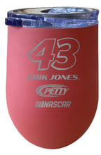 Load image into Gallery viewer, Erik Jones NASCAR #43 12 oz Etched Insulated Wine Tumbler
