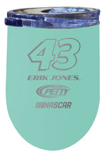 Load image into Gallery viewer, Erik Jones NASCAR #43 12 oz Etched Insulated Wine Tumbler

