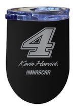 Load image into Gallery viewer, Kevin Harvick NASCAR #4 12 oz Etched Insulated Wine Tumbler
