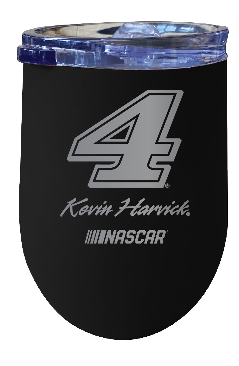 Kevin Harvick NASCAR #4 12 oz Etched Insulated Wine Tumbler