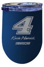 Load image into Gallery viewer, Kevin Harvick NASCAR #4 12 oz Etched Insulated Wine Tumbler
