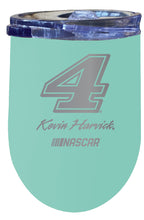 Load image into Gallery viewer, Kevin Harvick NASCAR #4 12 oz Etched Insulated Wine Tumbler
