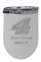 Load image into Gallery viewer, Kevin Harvick NASCAR #4 12 oz Etched Insulated Wine Tumbler
