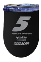 Load image into Gallery viewer, Kyle Larson NASCAR #5 12 oz Etched Insulated Wine Tumbler
