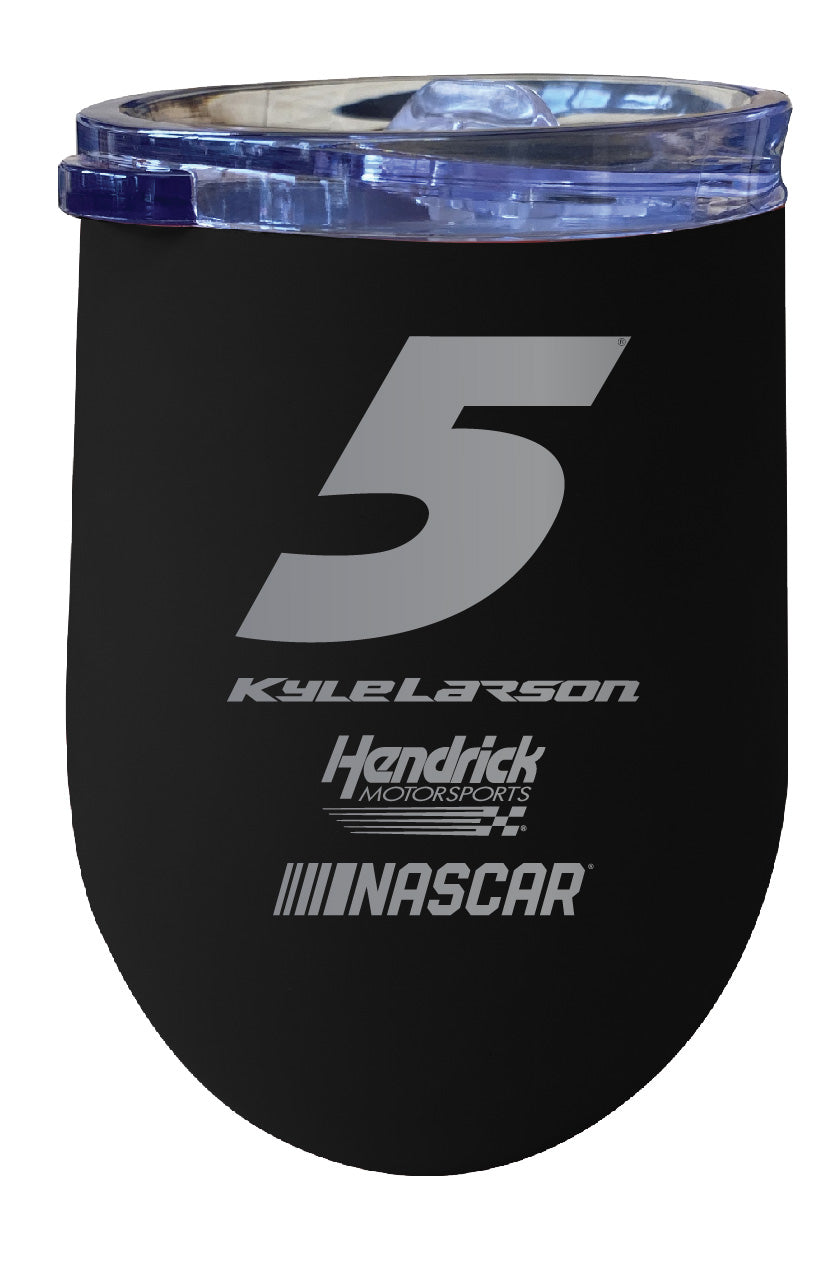 Kyle Larson NASCAR #5 12 oz Etched Insulated Wine Tumbler