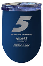 Load image into Gallery viewer, Kyle Larson NASCAR #5 12 oz Etched Insulated Wine Tumbler
