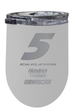 Load image into Gallery viewer, Kyle Larson NASCAR #5 12 oz Etched Insulated Wine Tumbler
