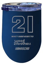 Load image into Gallery viewer, Matt DiBenedetto NASCAR #21 12 oz Etched Insulated Wine Tumbler
