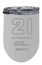 Load image into Gallery viewer, Matt DiBenedetto NASCAR #21 12 oz Etched Insulated Wine Tumbler
