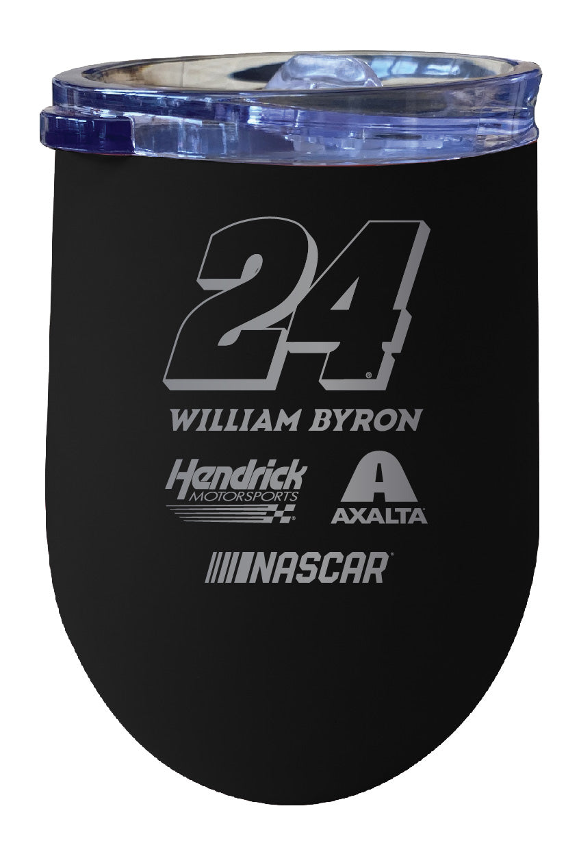 William Byron NASCAR #24 12 oz Etched Insulated Wine Tumbler