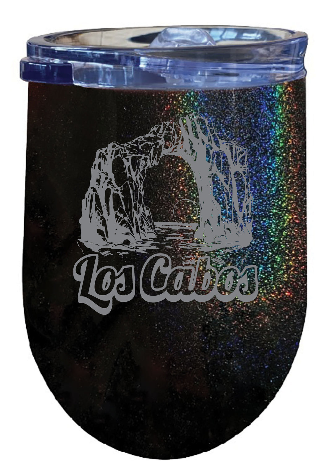 Los Cabos Mexico Souvenir 12 oz Engraved Insulated Wine Stainless Steel Tumbler