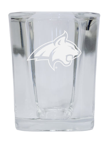 Montana State Bobcats NCAA Collector's Edition 2oz Square Shot Glass - Laser Etched Logo 