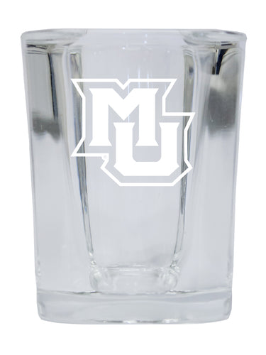 Marquette Golden Eagles NCAA Collector's Edition 2oz Square Shot Glass - Laser Etched Logo 