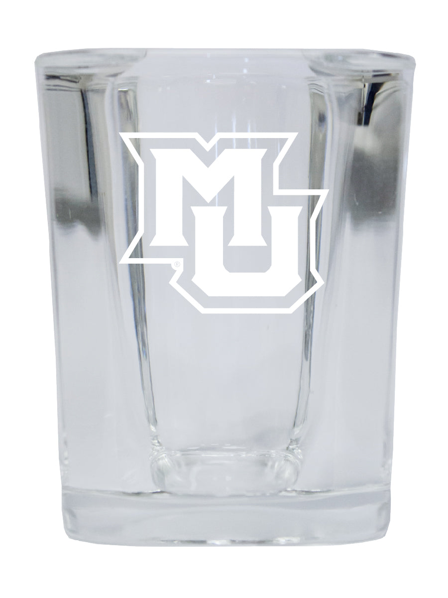 Marquette Golden Eagles NCAA Collector's Edition 2oz Square Shot Glass - Laser Etched Logo 
