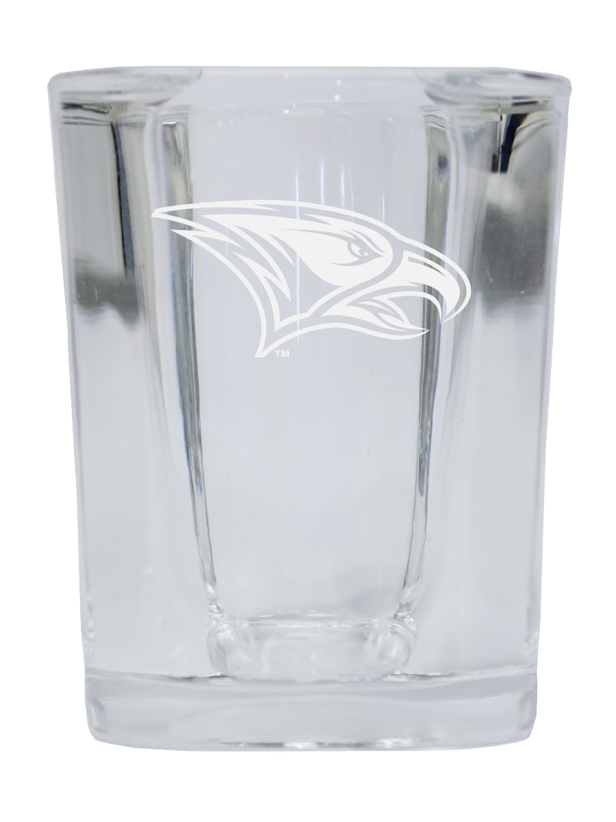 North Carolina Central Eagles NCAA Collector's Edition 2oz Square Shot Glass - Laser Etched Logo 