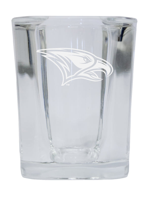 North Carolina Central Eagles NCAA Collector's Edition 2oz Square Shot Glass - Laser Etched Logo 