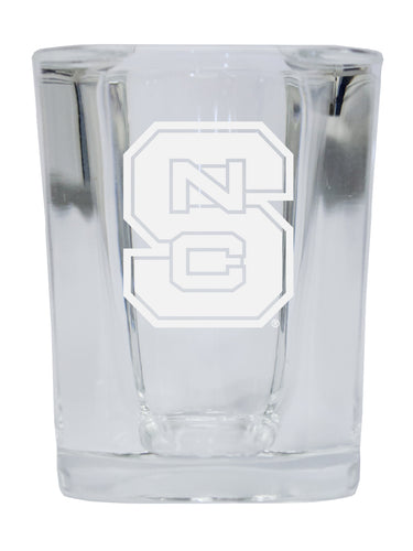 NC State Wolfpack NCAA Collector's Edition 2oz Square Shot Glass - Laser Etched Logo 