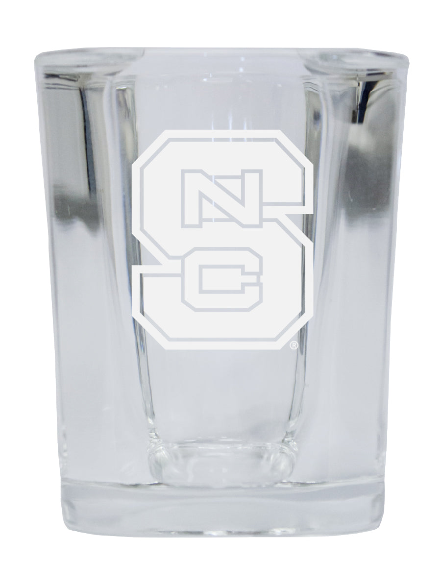 NC State Wolfpack NCAA Collector's Edition 2oz Square Shot Glass - Laser Etched Logo 