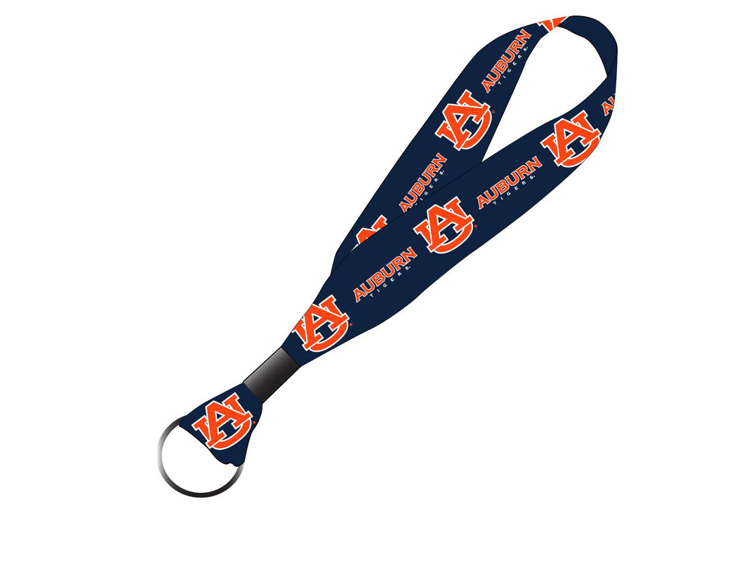 Auburn Tigers NCAA Spirit Cloth Keychain Lanyard