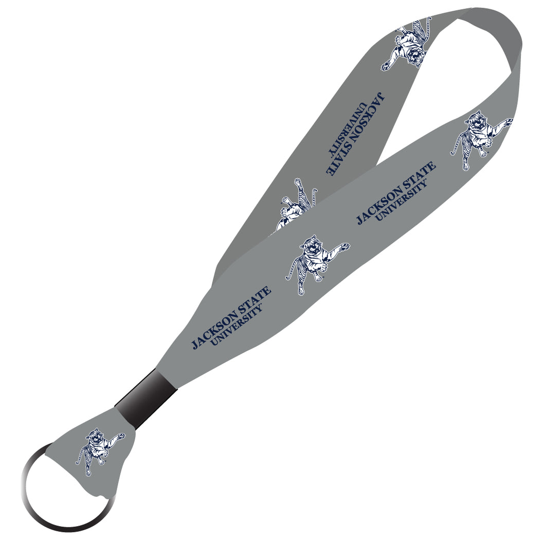 Jackson State University NCAA Spirit Cloth Keychain Lanyard