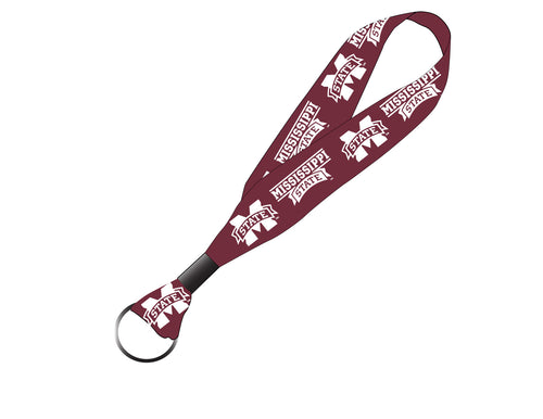 Mississippi State Bulldogs NCAA Spirit Cloth Keychain Lanyard