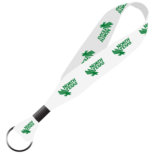 North Texas NCAA Spirit Cloth Keychain Lanyard