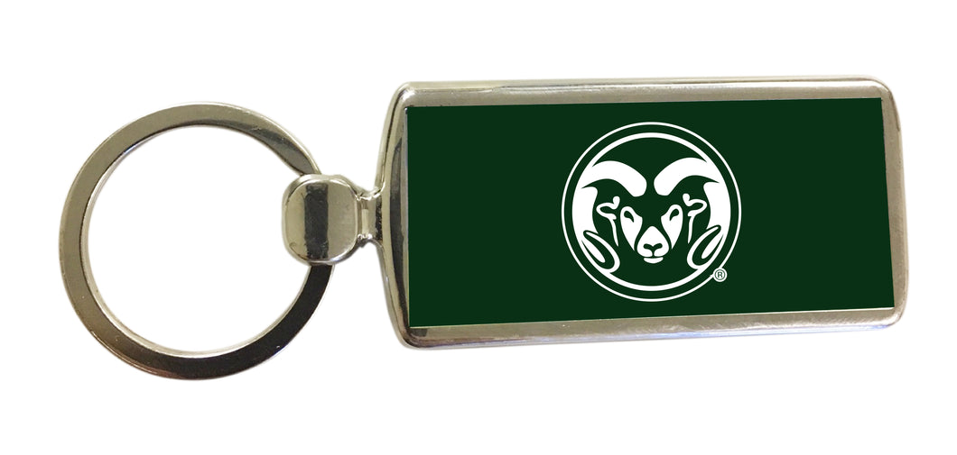 Colorado State Rams Metal Keychain