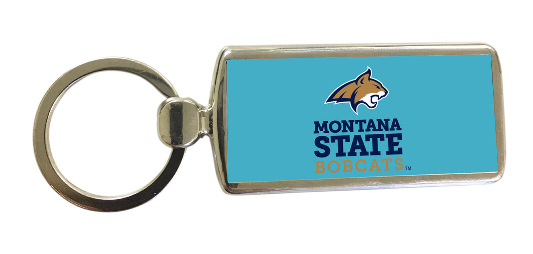 Montana State Bobcats Metal Keychain