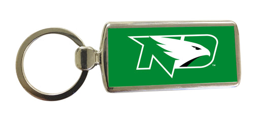 North Dakota Fighting Hawks Metal Keychain