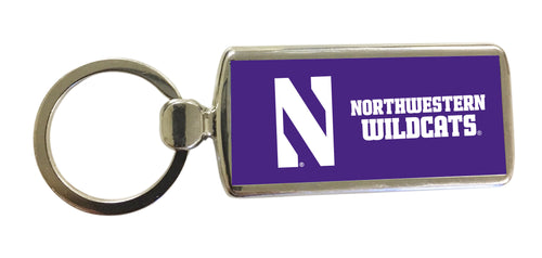 Northwestern University Wildcats Metal Keychain