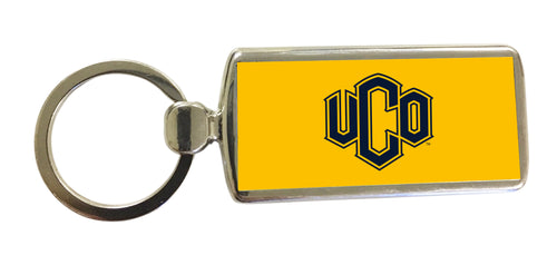 University of Central Oklahoma Bronchos Metal Keychain