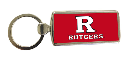 Rutgers Scarlet Knights Metal Keychain