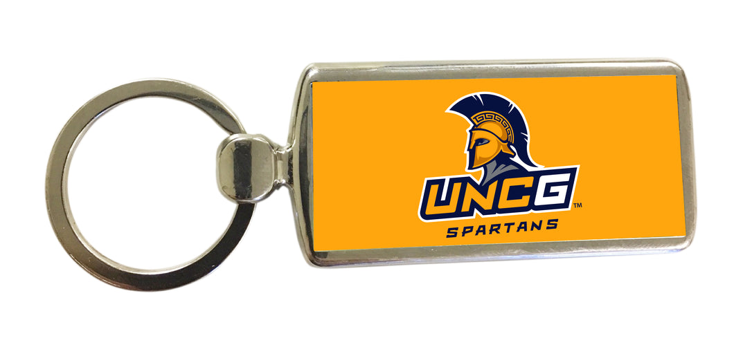 North Carolina Greensboro Spartans Metal Keychain