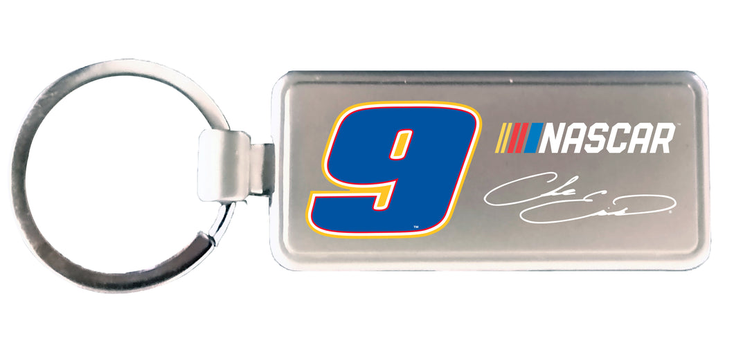 R and R Imports Chase Elliott #9 NASCAR Metal Keychain