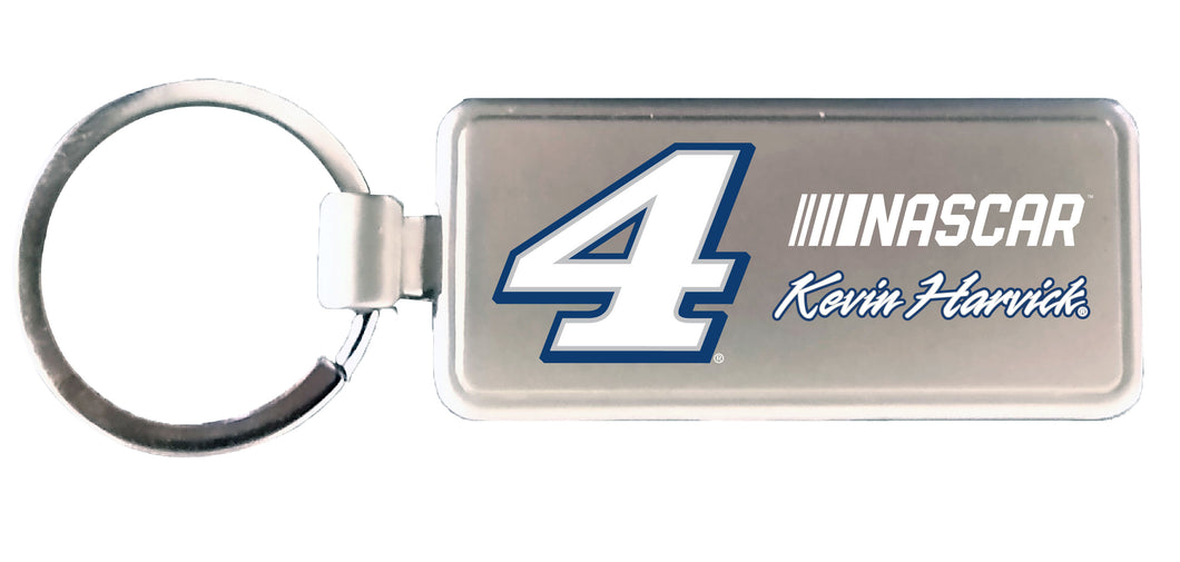 R and R Imports Kevin Harvick #4 NASCAR Metal Keychain