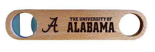 Alabama Crimson Tide NCAA Elegant Laser-Etched Wooden Bottle Opener - Collegiate Bar Accessory